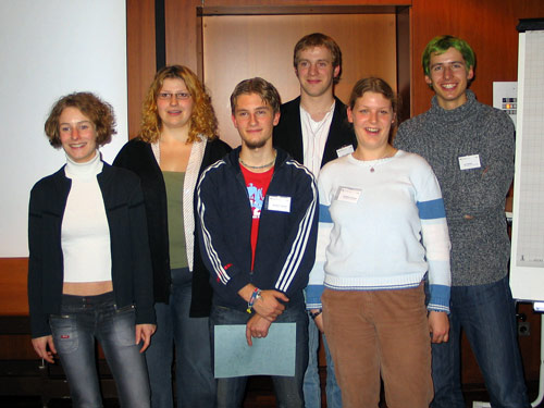 von links nach rechts: Melanie Schenk, Christiane Pfautsch, Benjamin Günther, Heiko Lübken, Christiane Sommer, Jan Richter