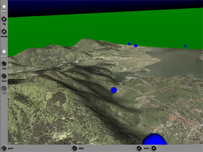 Virtueller Flug über den Tegernsee