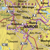 Ausschnitt der Detailkarte Kenia